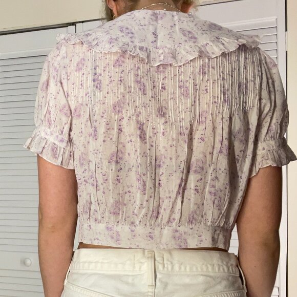 Doen Hichory Blouse in Chateau Fleur Print - Picture 3 of 7
